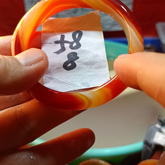 玛瑙/玉髓手镯未镶嵌