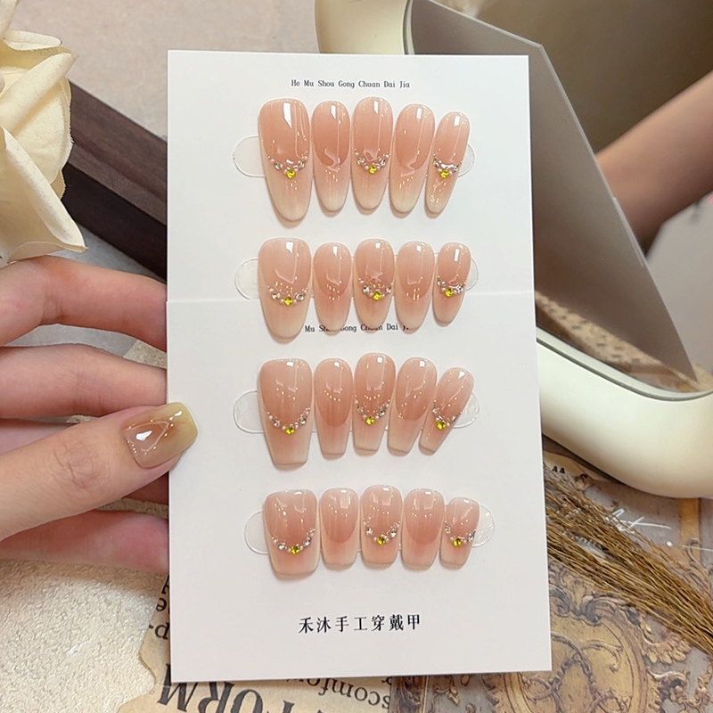 【项链】——禾沐手工裸粉钻饰穿戴甲