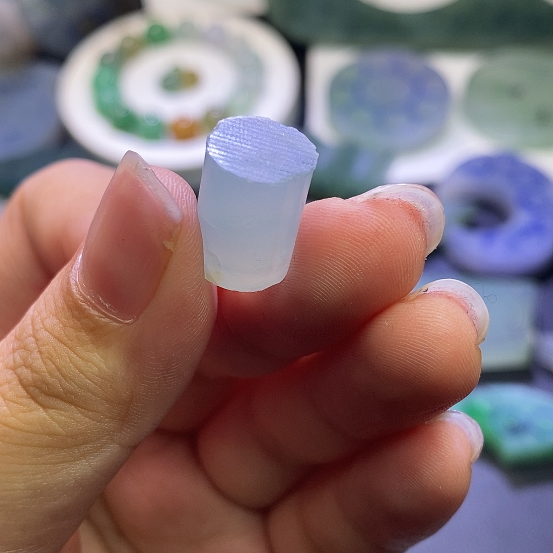 饺****定制翡翠未镶嵌取优做珠子