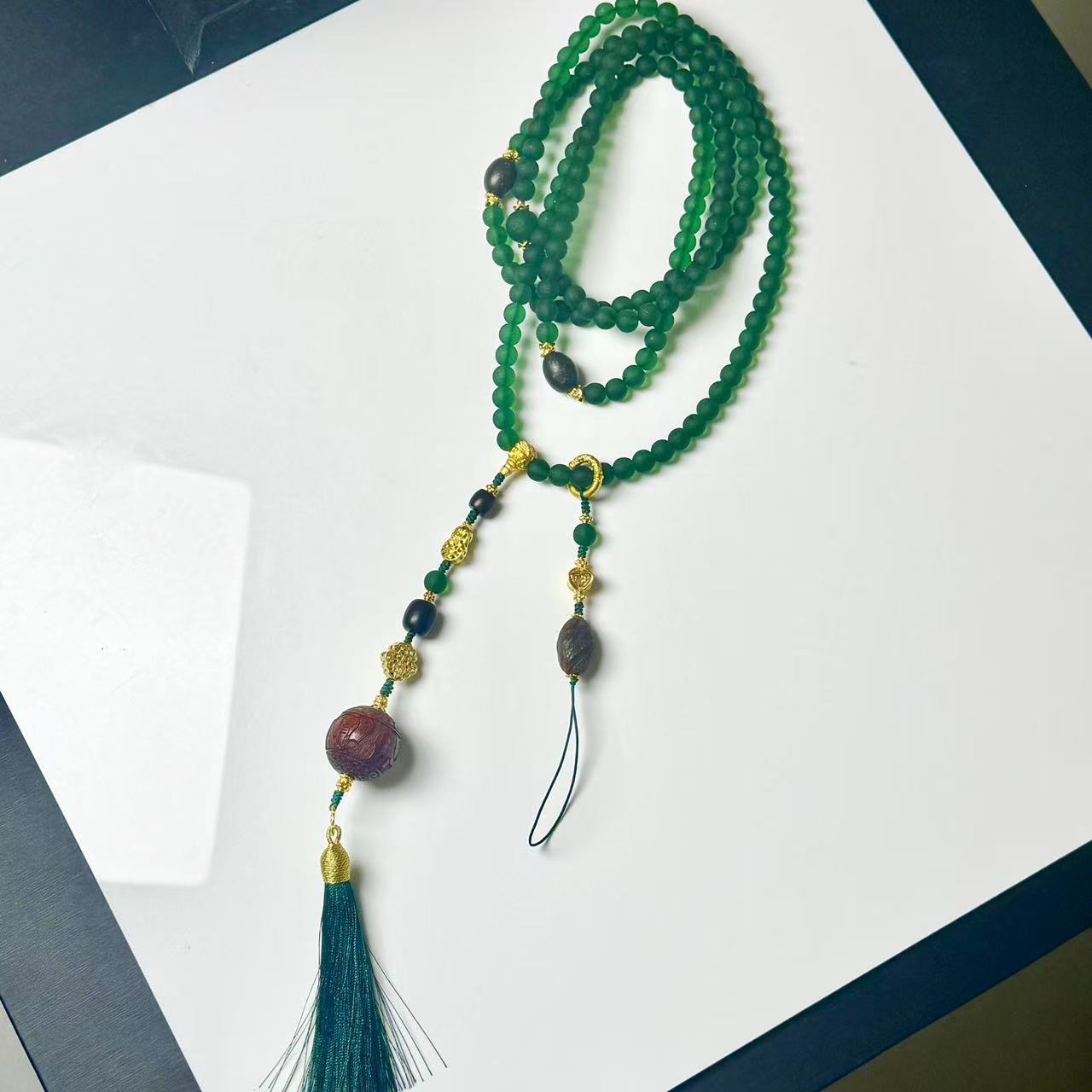 合成水晶ZBG0042合成水晶 琉璃斜挎（多样性发其一）