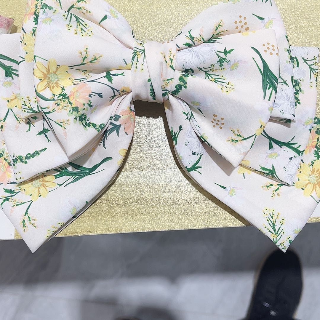 皮质铁合金蝴蝶结发夹