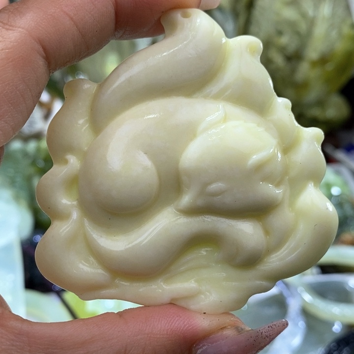 岫玉岫玉吊坠未镶嵌