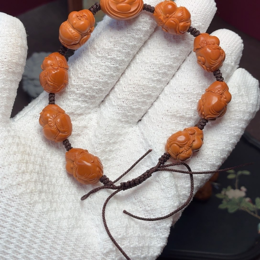 橄榄核手串嘟嘟财神