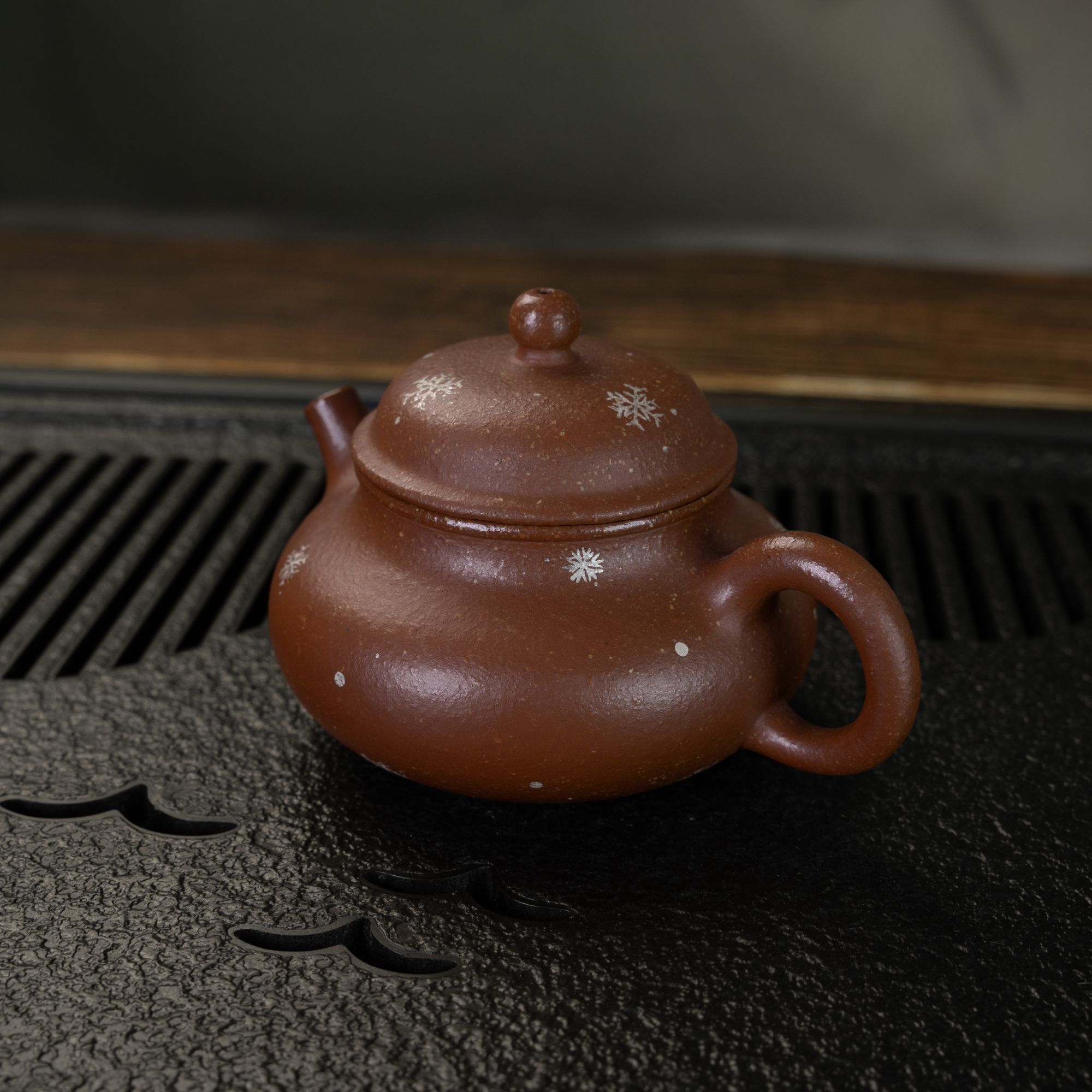 ZSMT-2115宜兴原矿手工紫砂壶降坡容天100cc