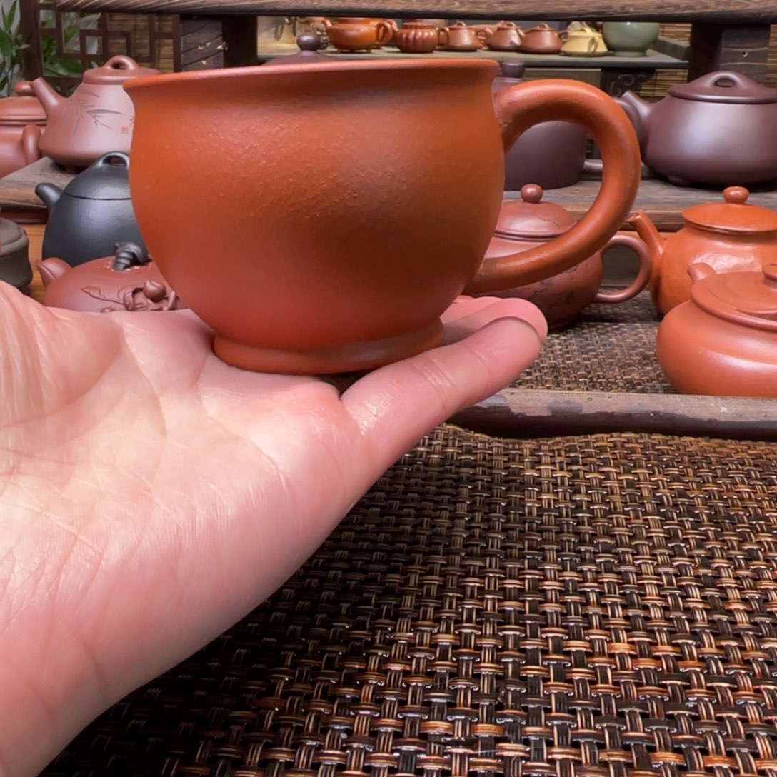 紫砂茶壶宜兴原矿紫砂手工制120