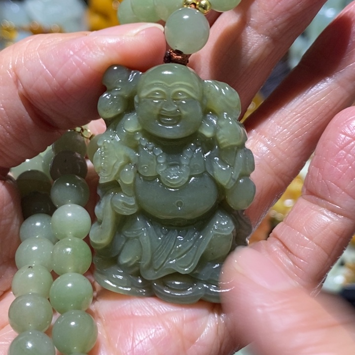 岫玉岫玉吊坠未镶嵌