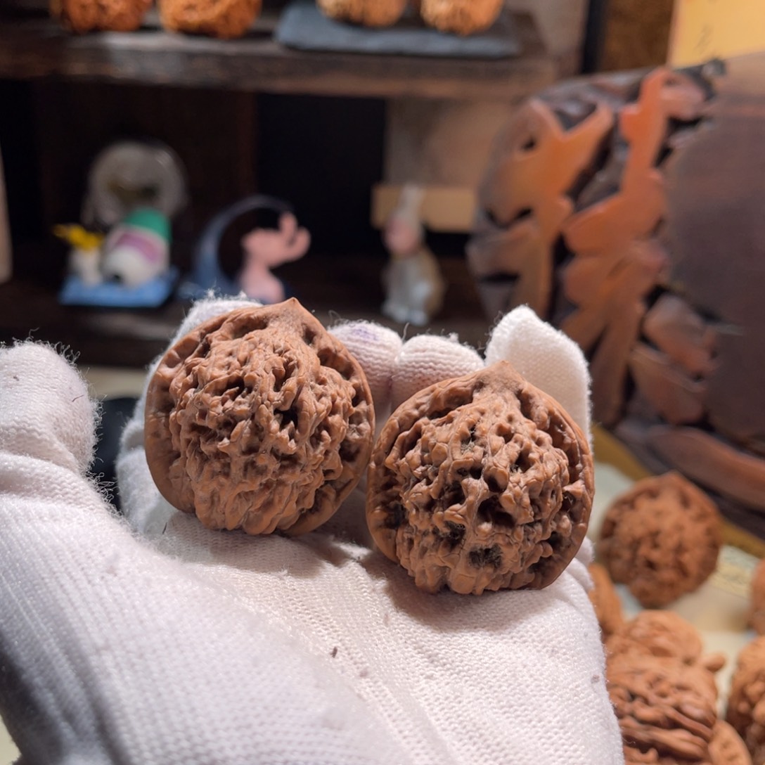 天***应文玩核桃把件39官帽全品默认磕碰