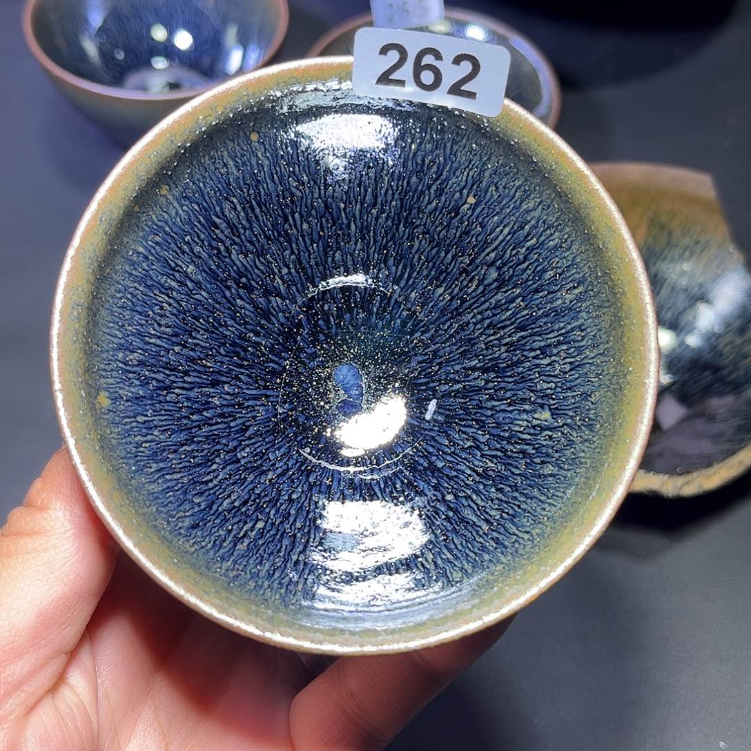 茶盏青蓝毫束口主人杯262