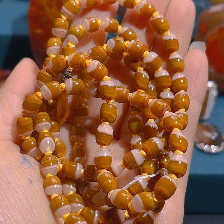 玛瑙/玉髓套链未镶嵌和**乐