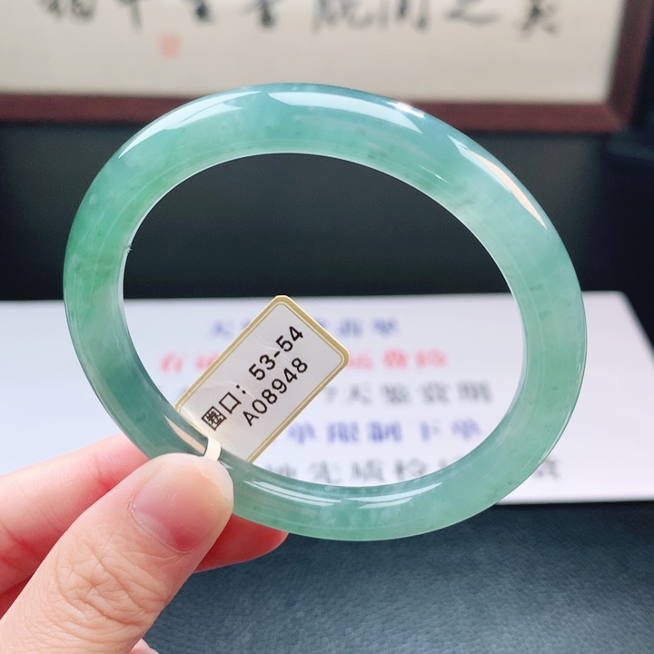 翡翠未镶嵌手镯翡翠手镯156