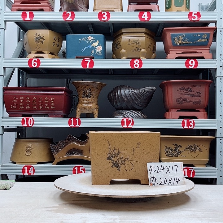 紫砂花盆紫砂花盆