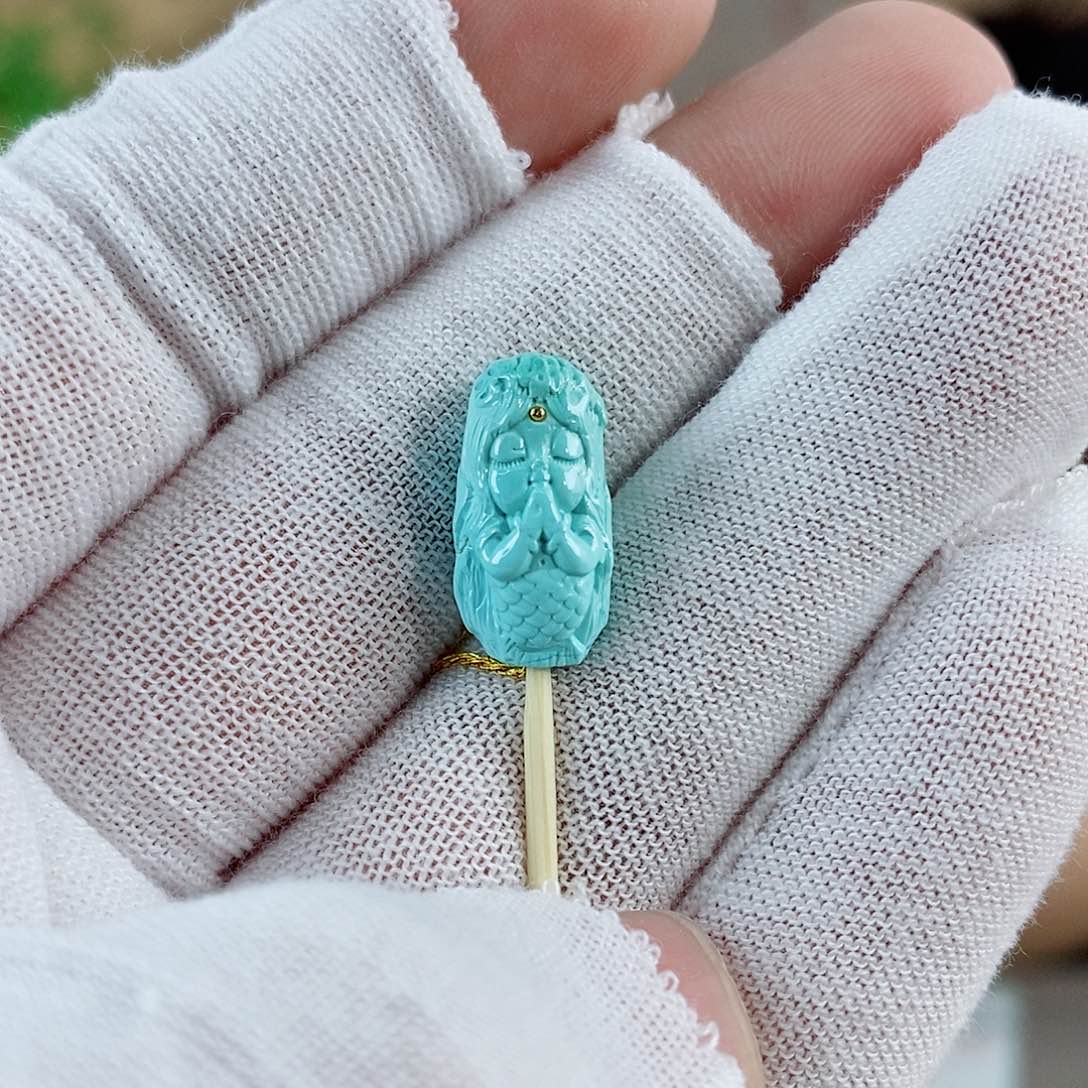 未镶嵌绿松石珠宝奇石