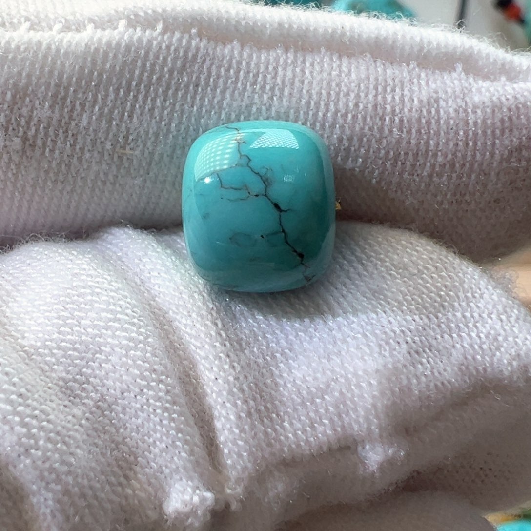 绿松石未镶嵌挂件9.6