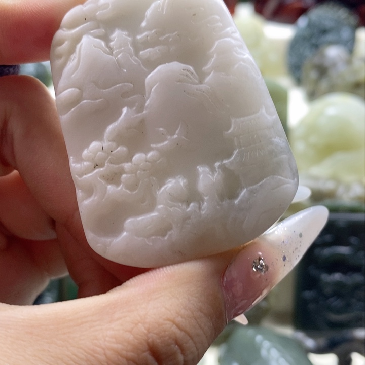 和田玉颈饰未镶嵌