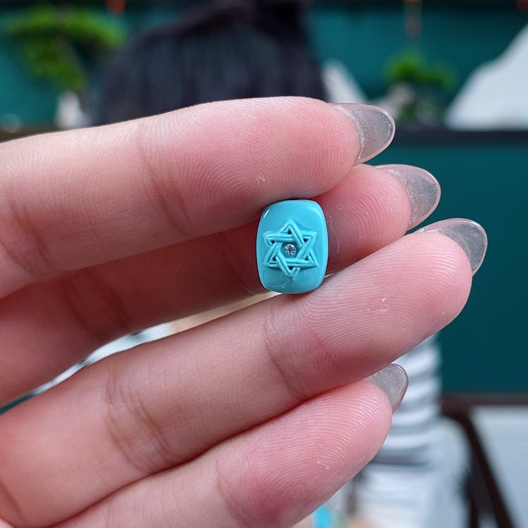 绿松石珠宝奇石未镶嵌