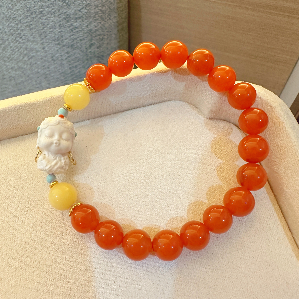 非金属陶瓷手链 【如意堂奶奶设计】｛鸿运｝手链多样性发其一