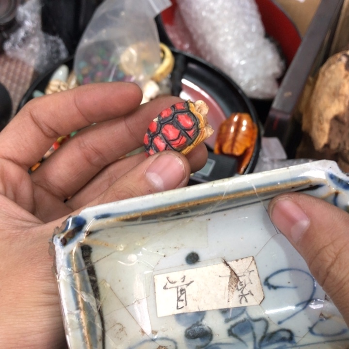 陶瓷孤品单件车里拍