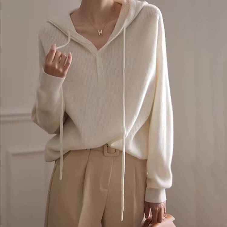 英子101-300（没有运费险）英子针织上衣百搭休闲宽松时尚纯色套头