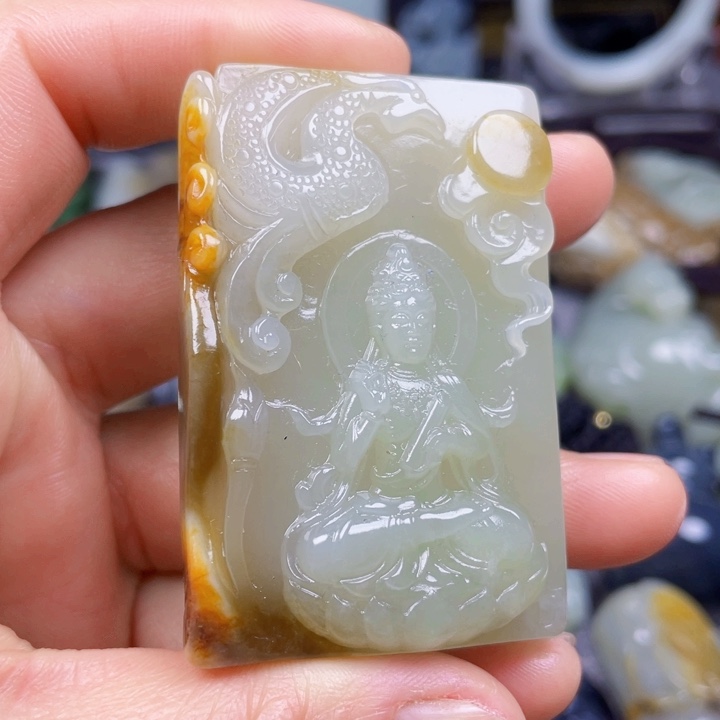 和田玉挂件未镶嵌