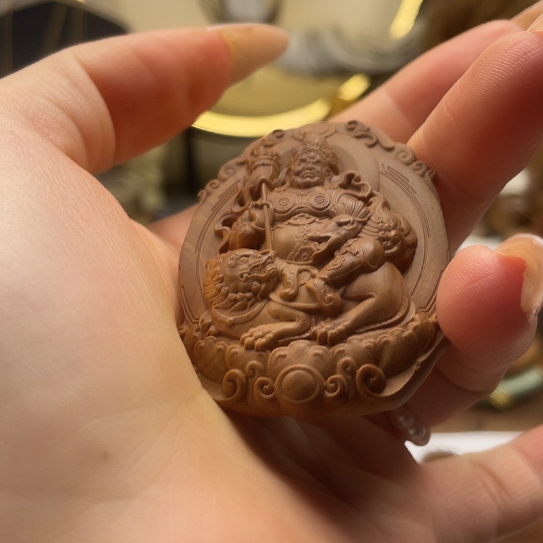 檀香木黄财神老山檀香