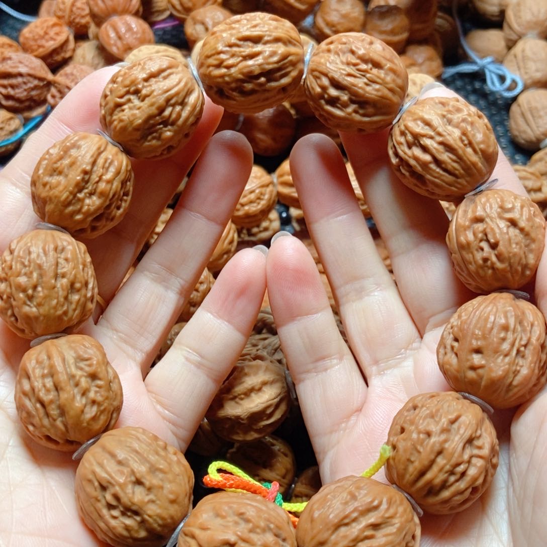 文玩核桃手串珊瑚纹