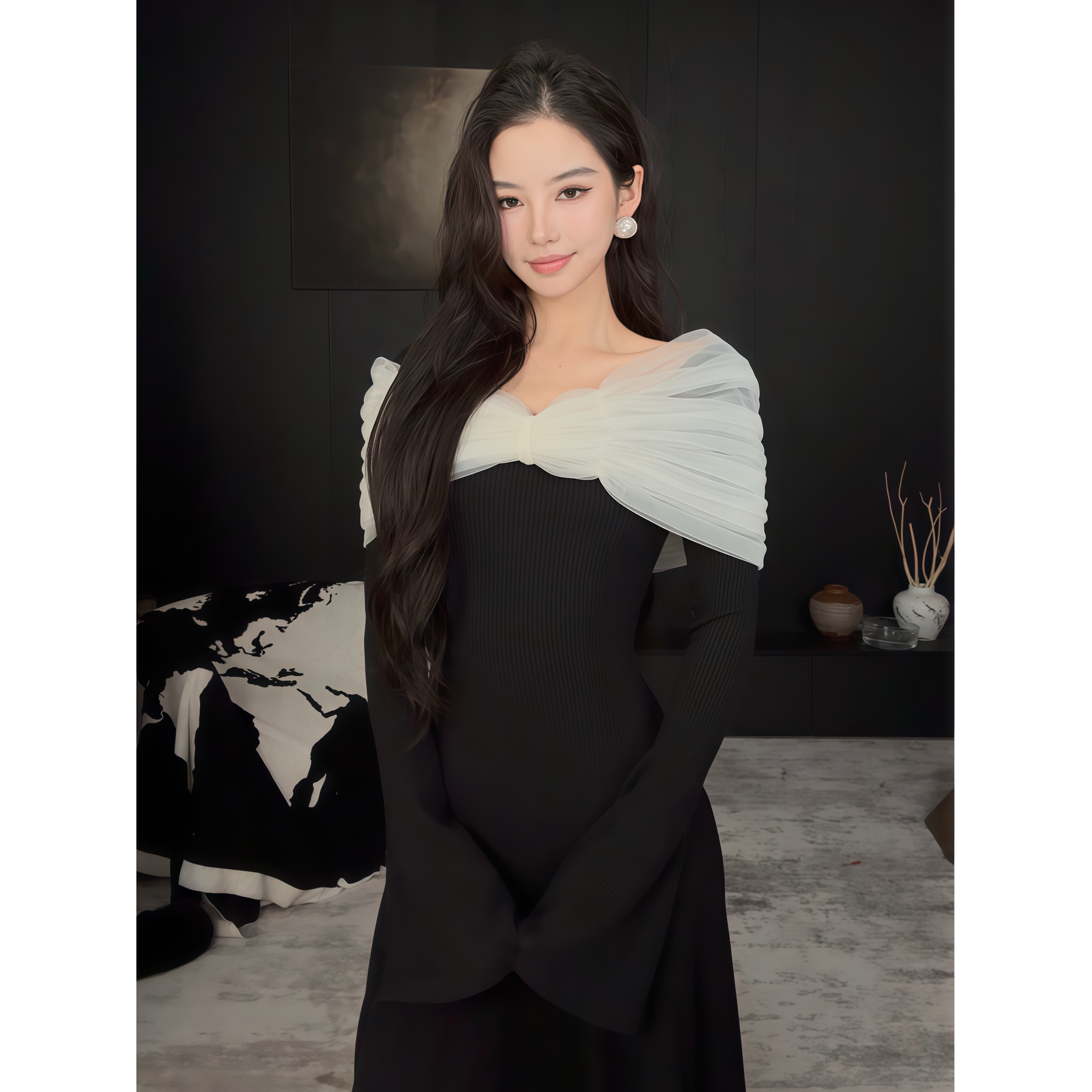 有洧Youwei 2025年巨好看百搭气质秋冬设计感上衣25DYCK0069