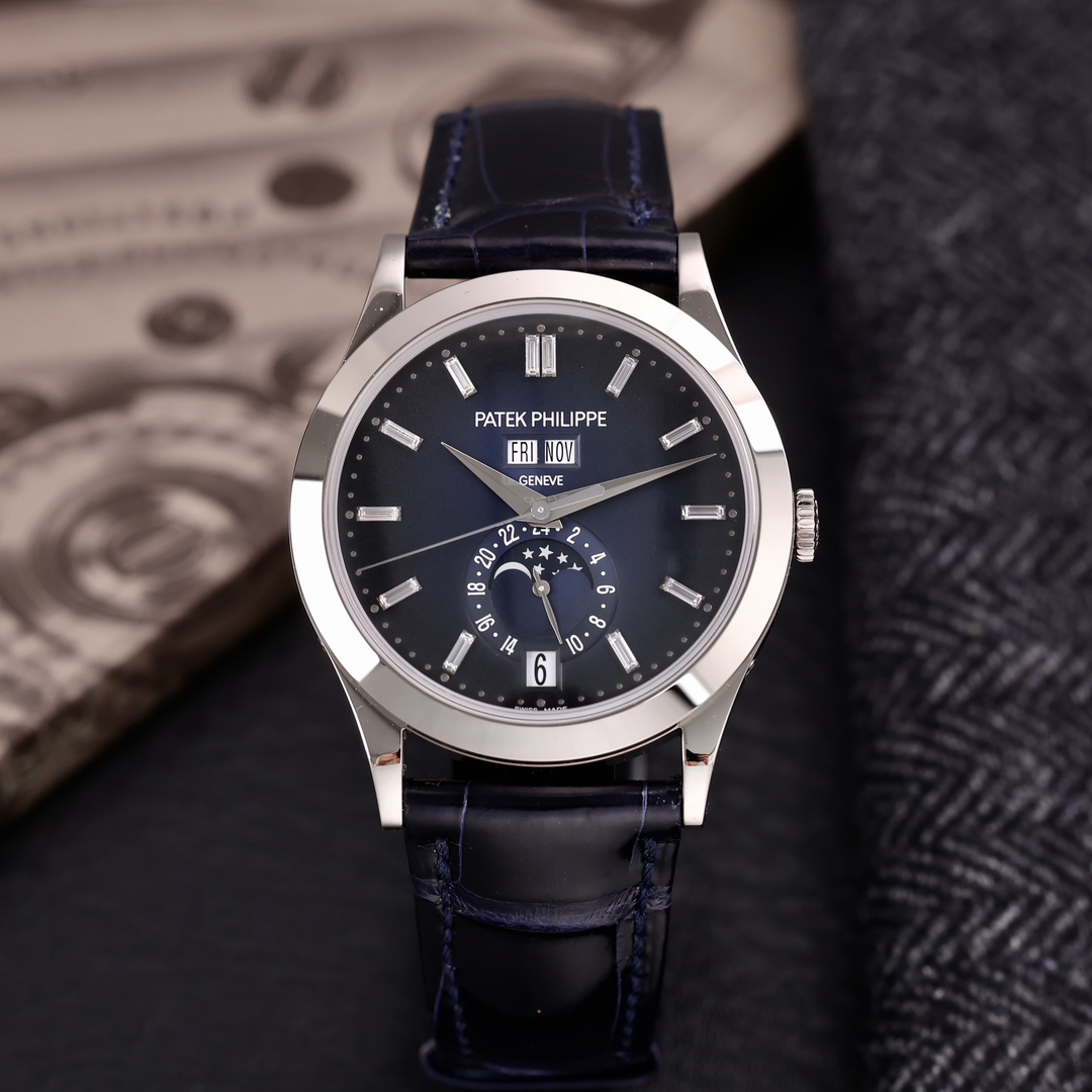 99新 Patek Philippe/百达翡丽 5396G-017 38.5mm 2025年4月保卡