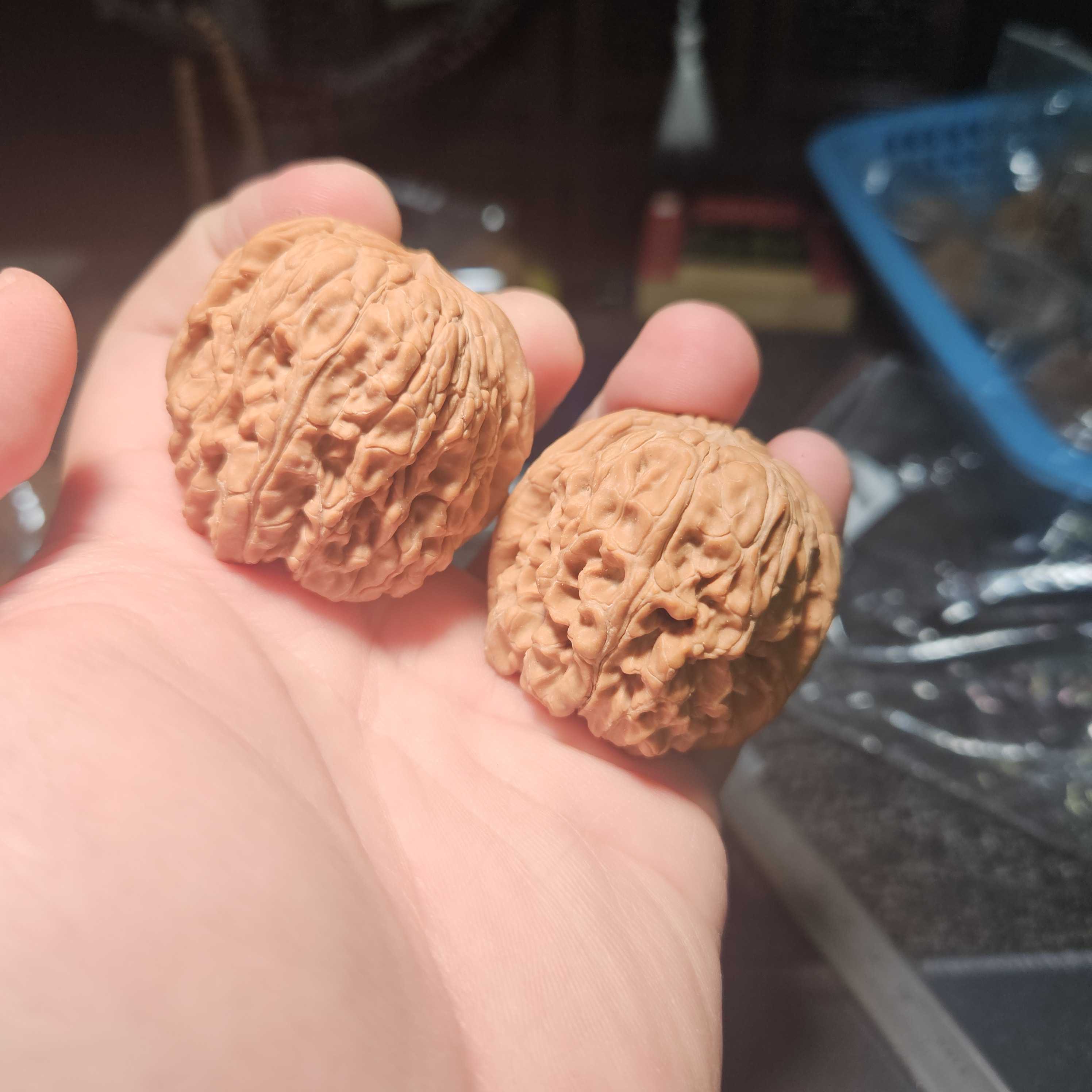 777文玩核桃麒麟纹闷墩儿门墩子，边44肚45高40全品克重53克