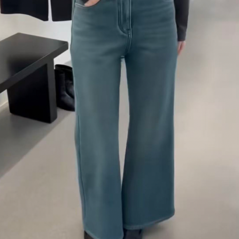 梦婷推荐裤子筒微辣 小个子都可以穿