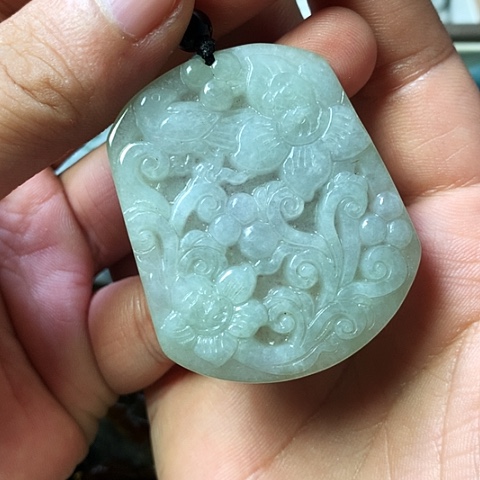 翡翠未镶嵌颈饰天然缅甸翡翠a货