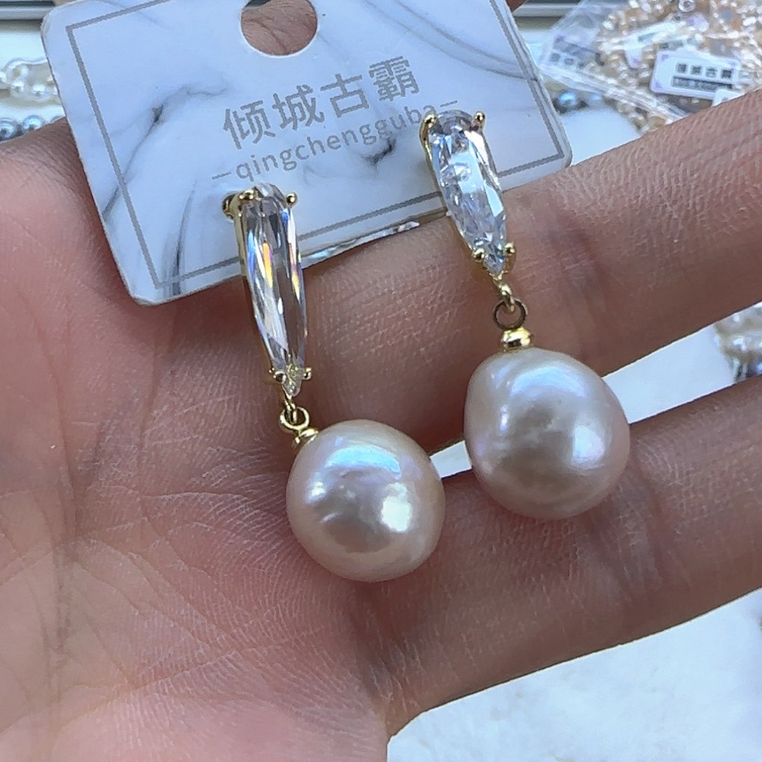 银S925镶嵌项链定制781淡水珍珠