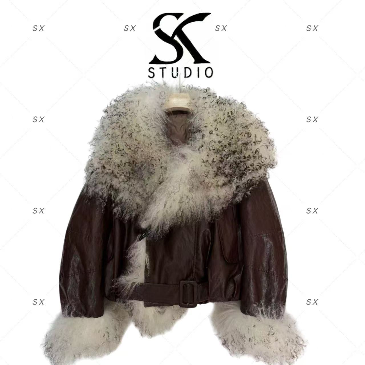 8762女装轻奢新款外套(羊毛配鸭绒)SXZY-2501