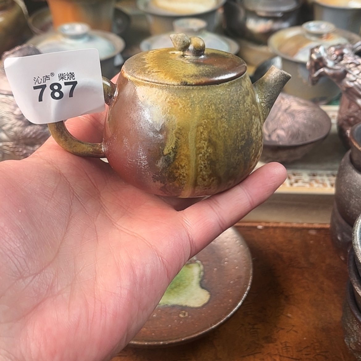 【闪购商品】沁庐柴窑古法柴烧手工茶具