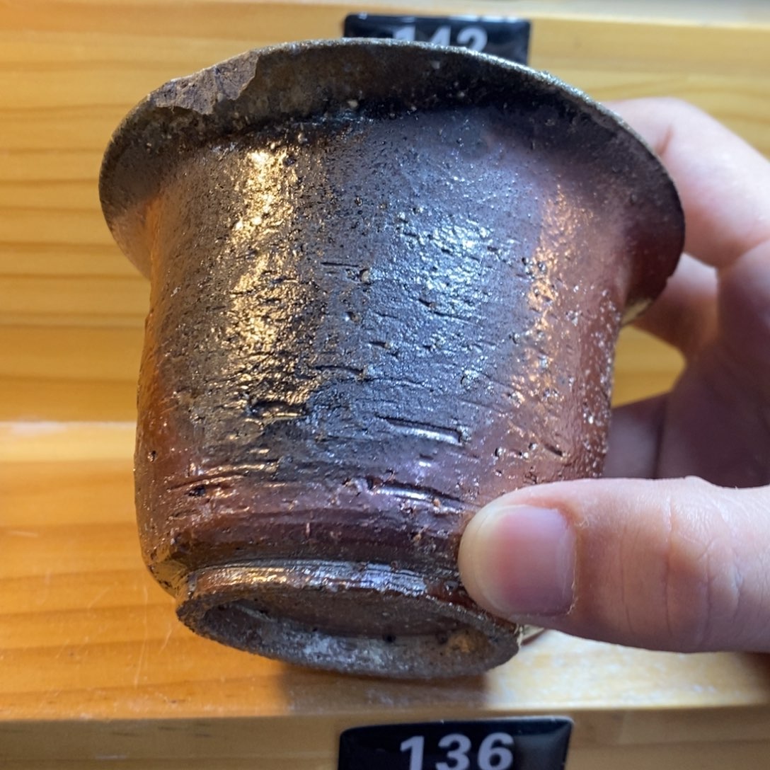 陶园柴烧，精品高货。136瑕缺