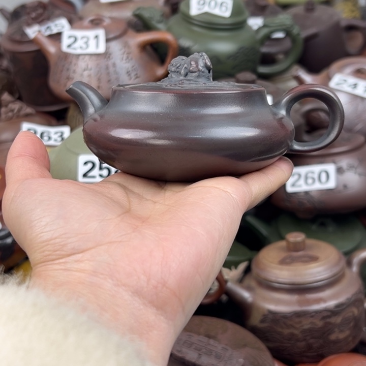 紫砂茶壶紫砂花泥