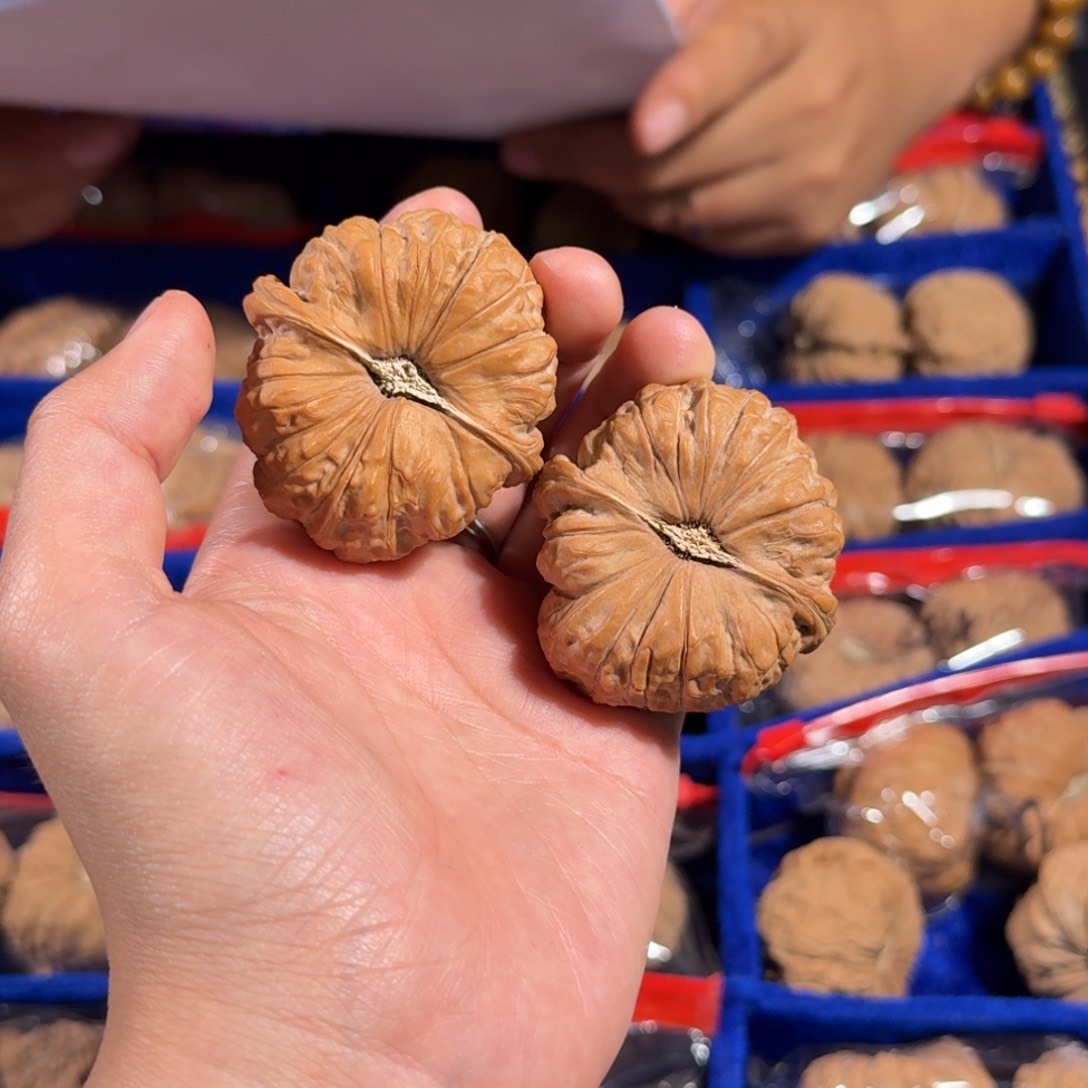 文玩核桃把件954号45mm全品南瓜墩