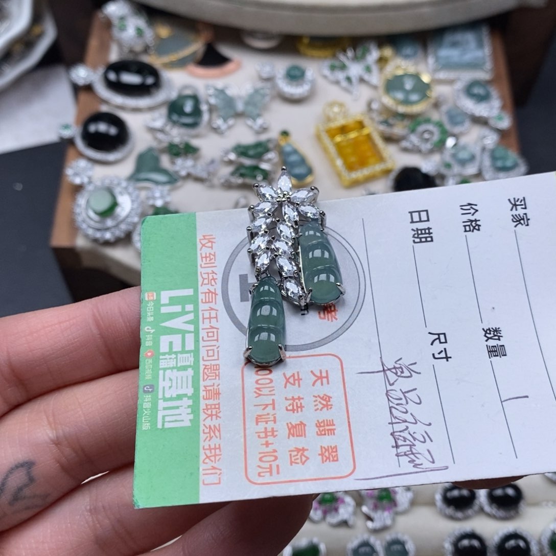 翡翠颈饰未镶嵌翡翠