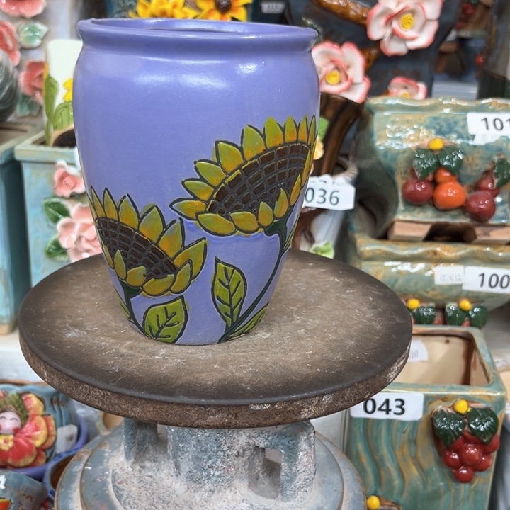 紫砂花盆粗陶材质多肉花盆