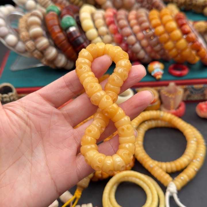 牛骨手串/手链阿呆大肠单圈