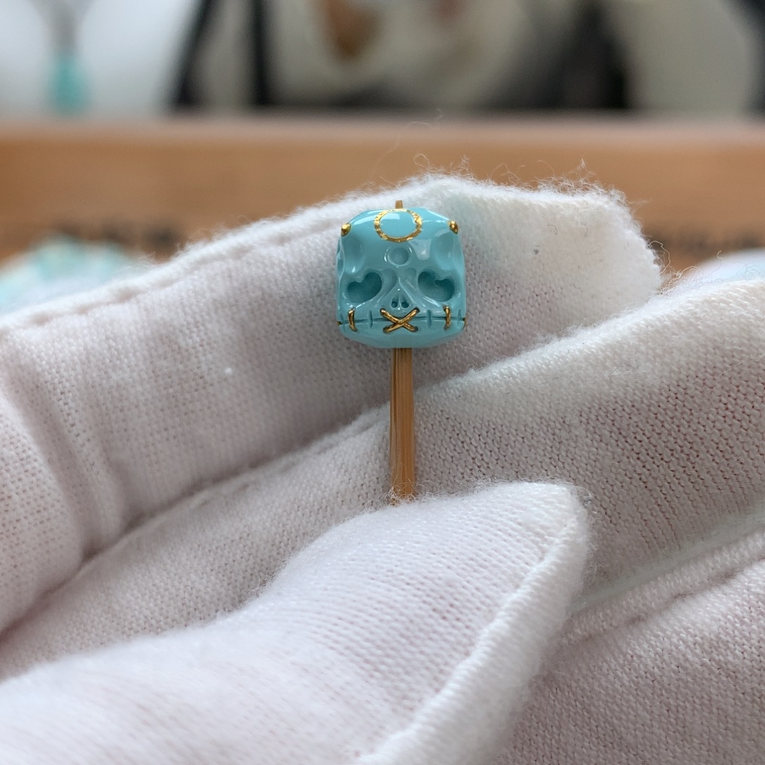 绿松石未镶嵌绿松石阿呆配饰