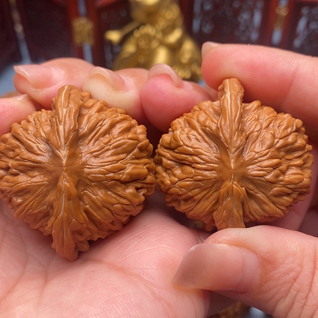 把件文玩核桃43全品毕业四座楼