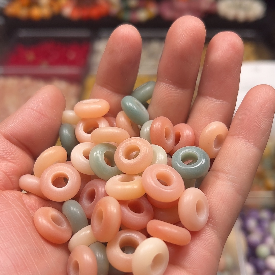 手串菩提根/象牙果100颗马卡龙甜甜圈