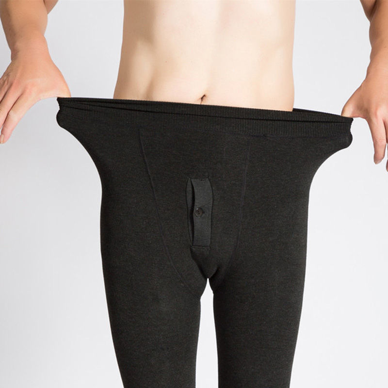 冬季秋冬绒裤高腰保暖裤透气毛裤大码厚款打底加厚修身男保暖