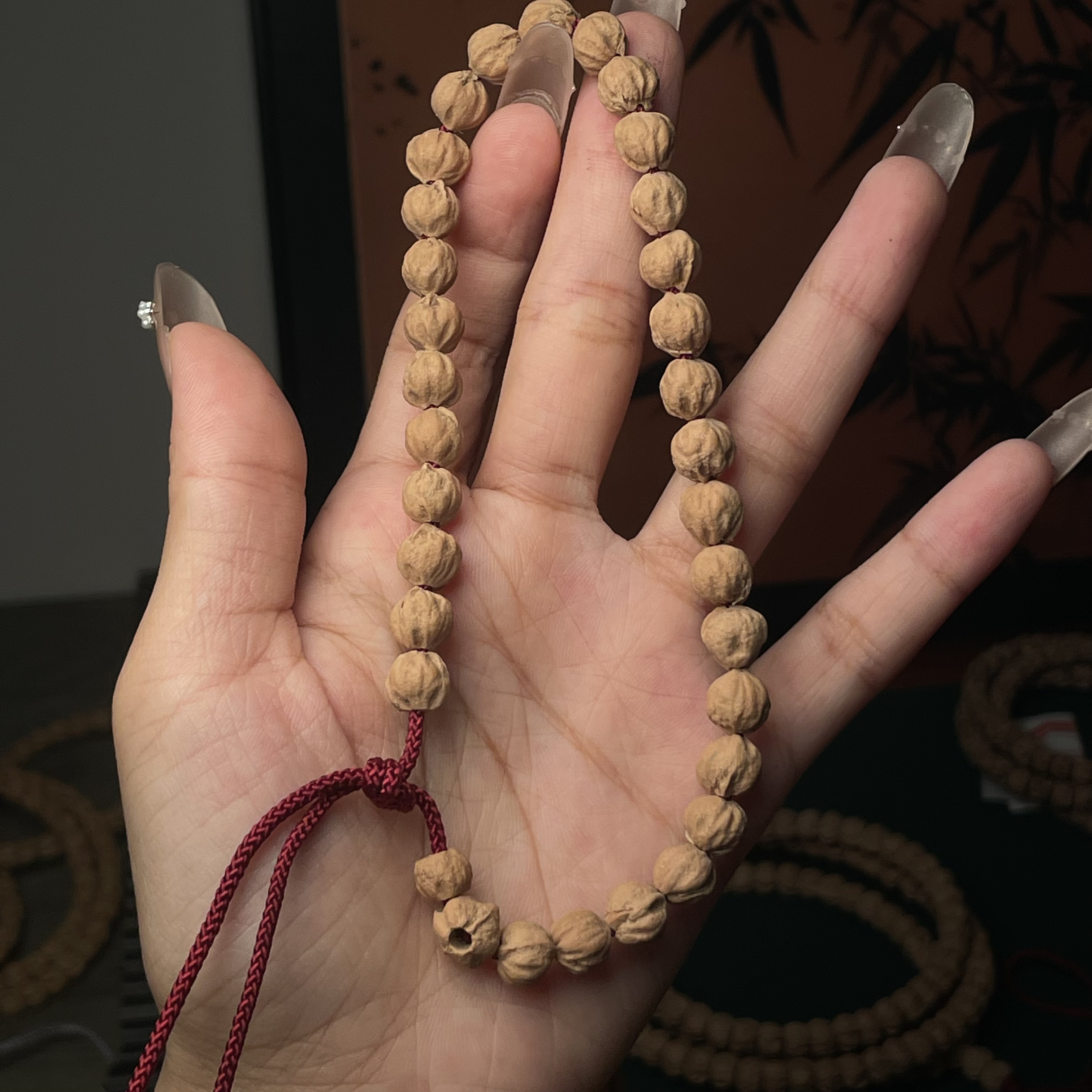 热振柏香粉皮原桩手持