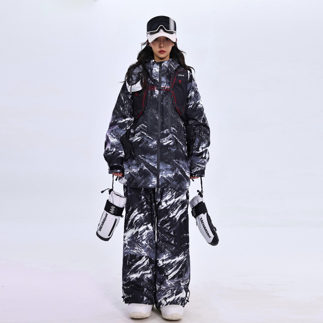 ZACHARIAH【黑雪山】Z-Tex3LPro滑雪服套装防风防水保暖透湿滑雪衣