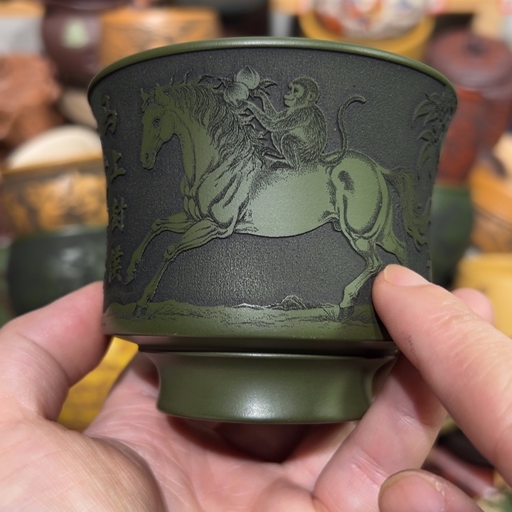 紫砂茶杯宜兴紫砂主人杯