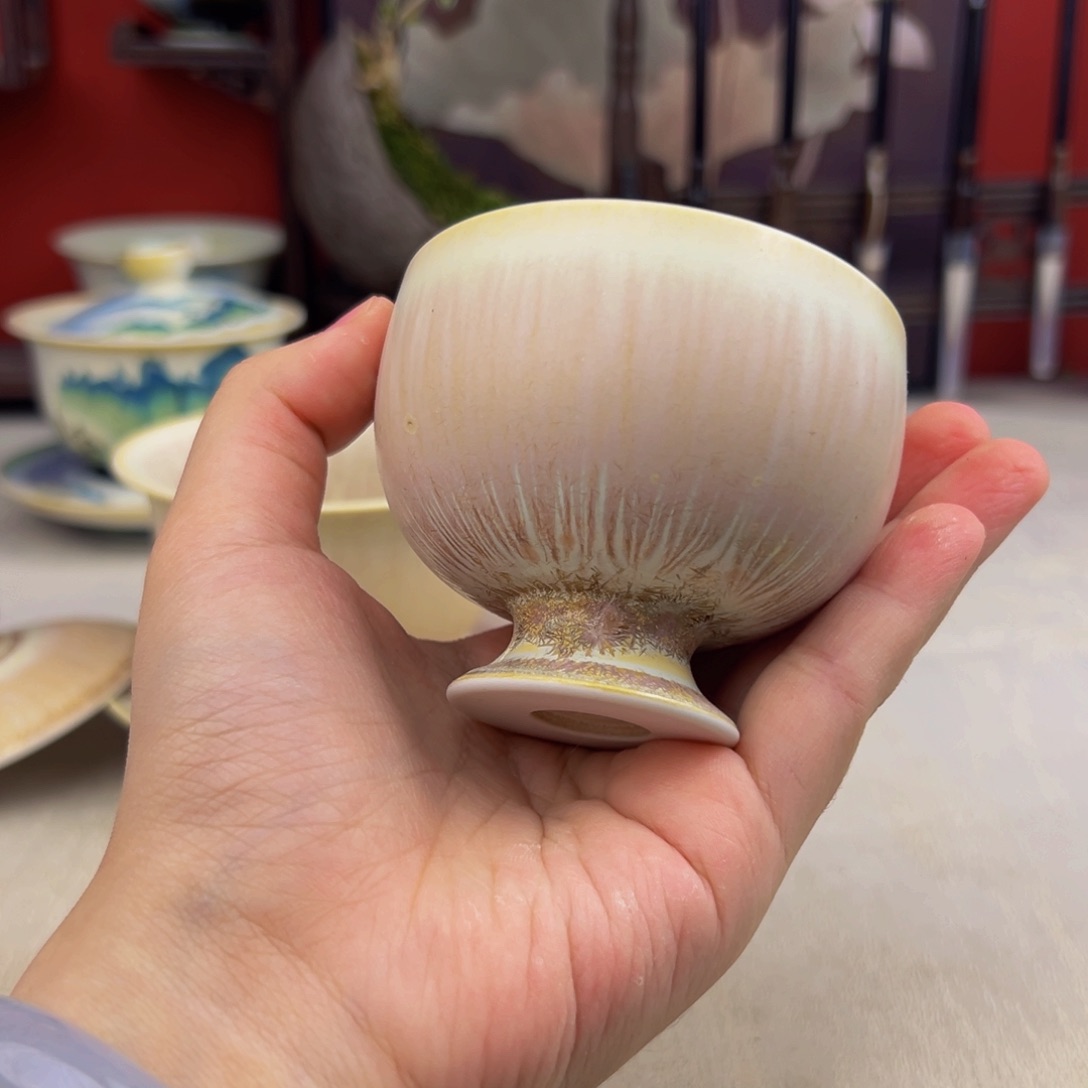 杯子纯手工柴烧主人杯