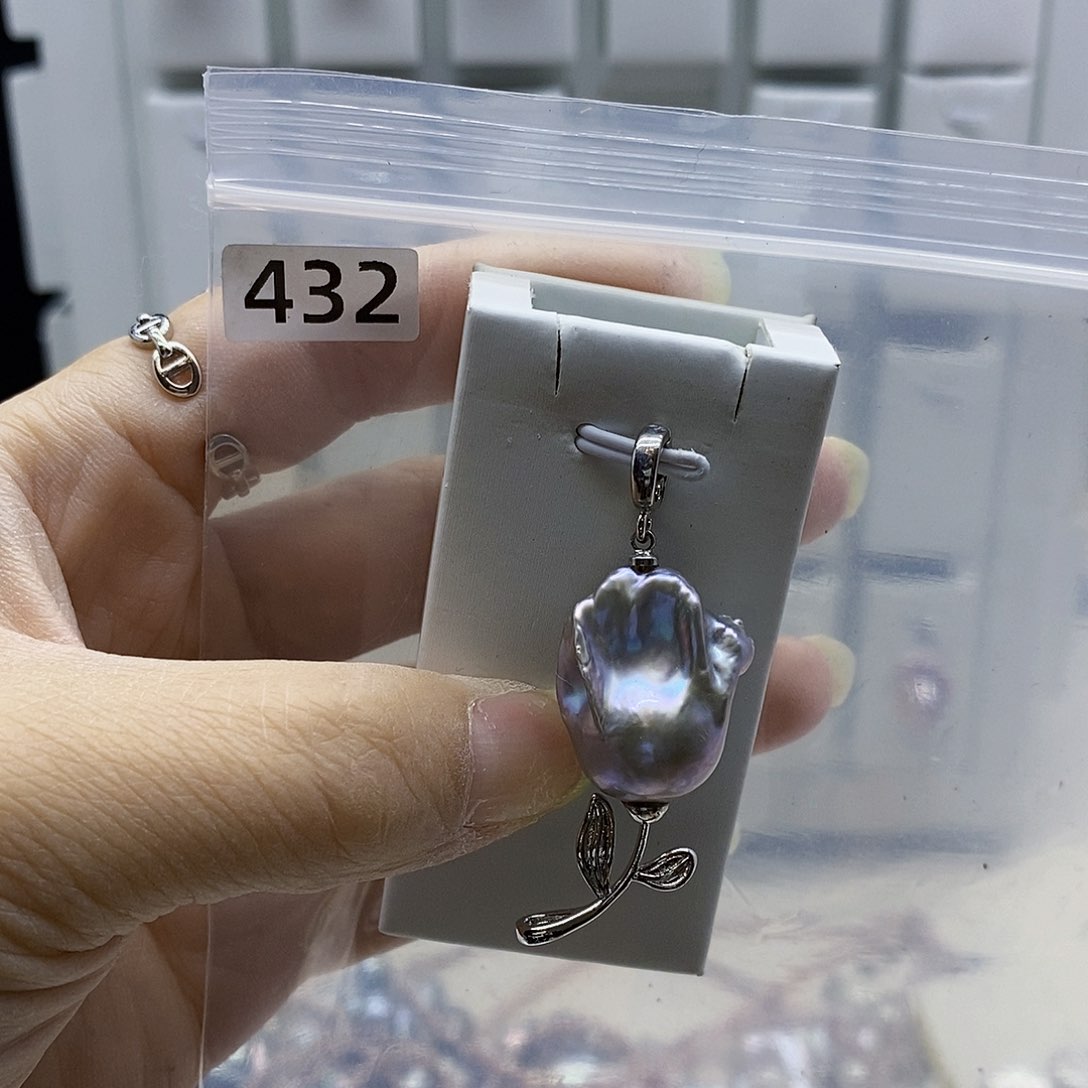 吊坠(不含链)合金淡水珍珠