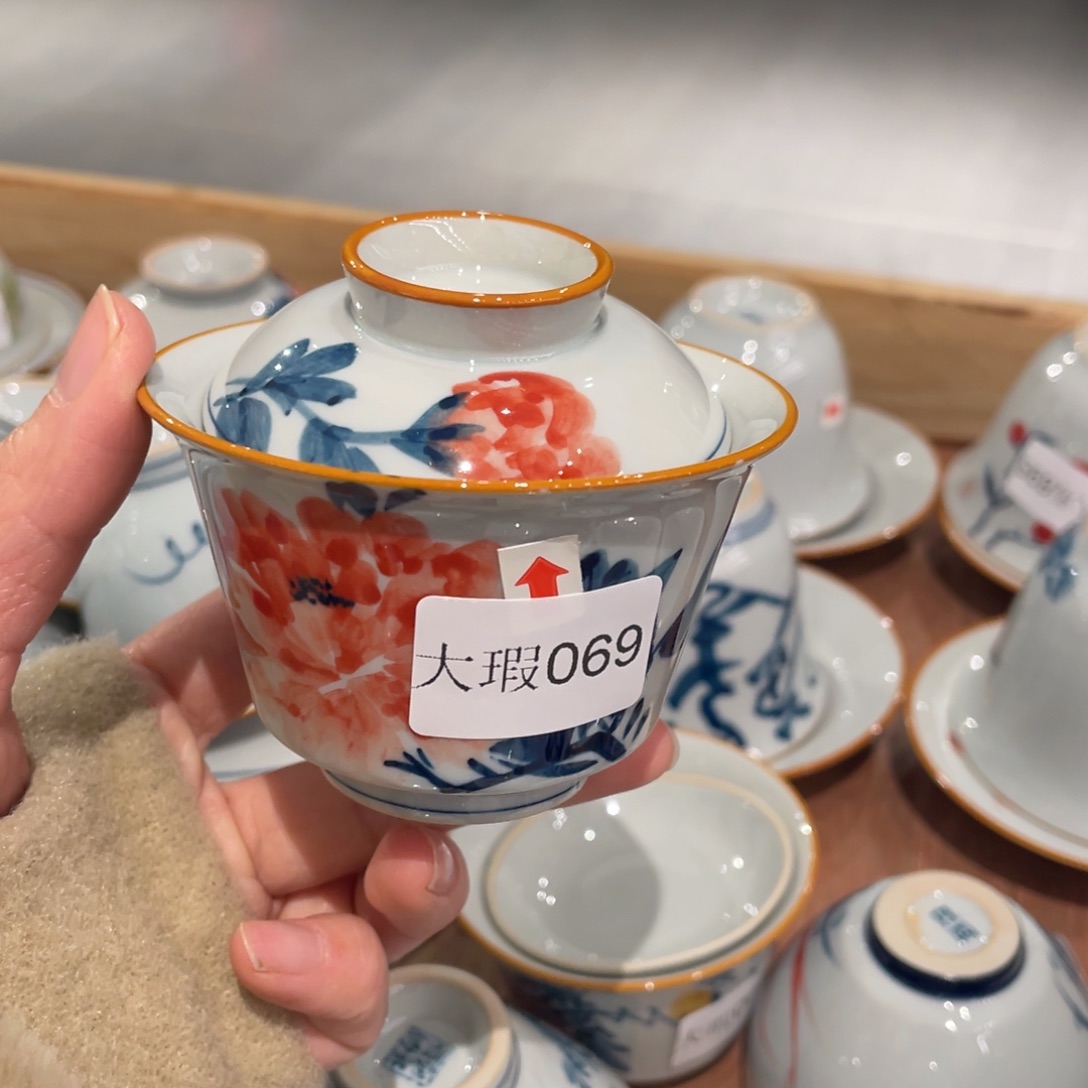 有瑕釉下彩纯手绘