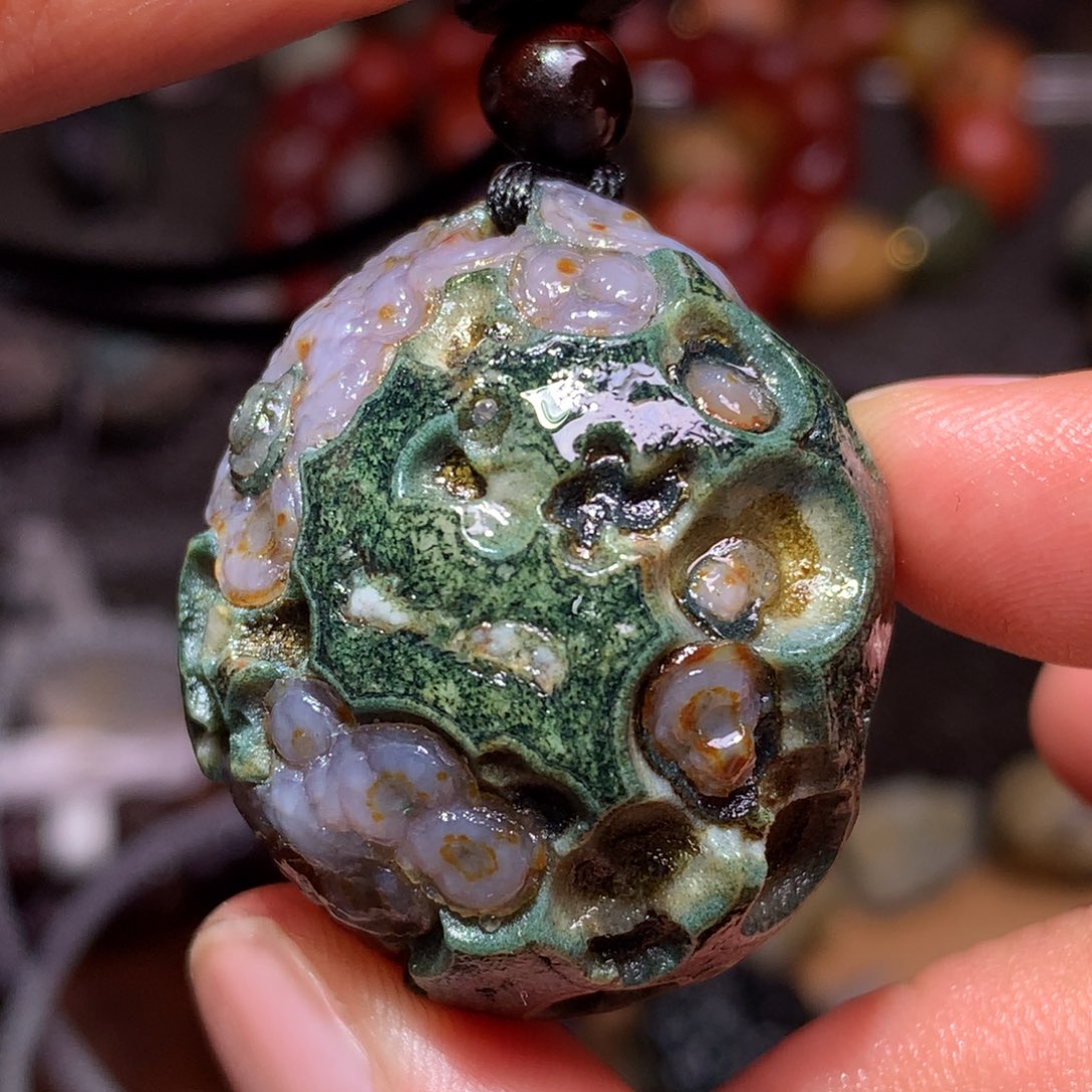 未镶嵌玛瑙/玉髓珠宝半成品